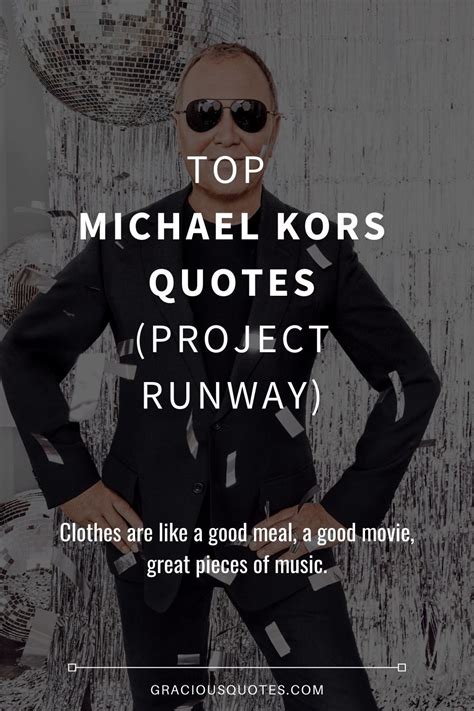 what is michael kors slogan|quotes by Michael Kors.